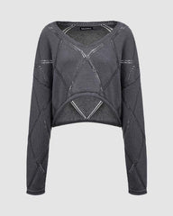 Eminence Shadow Cropped Sweater