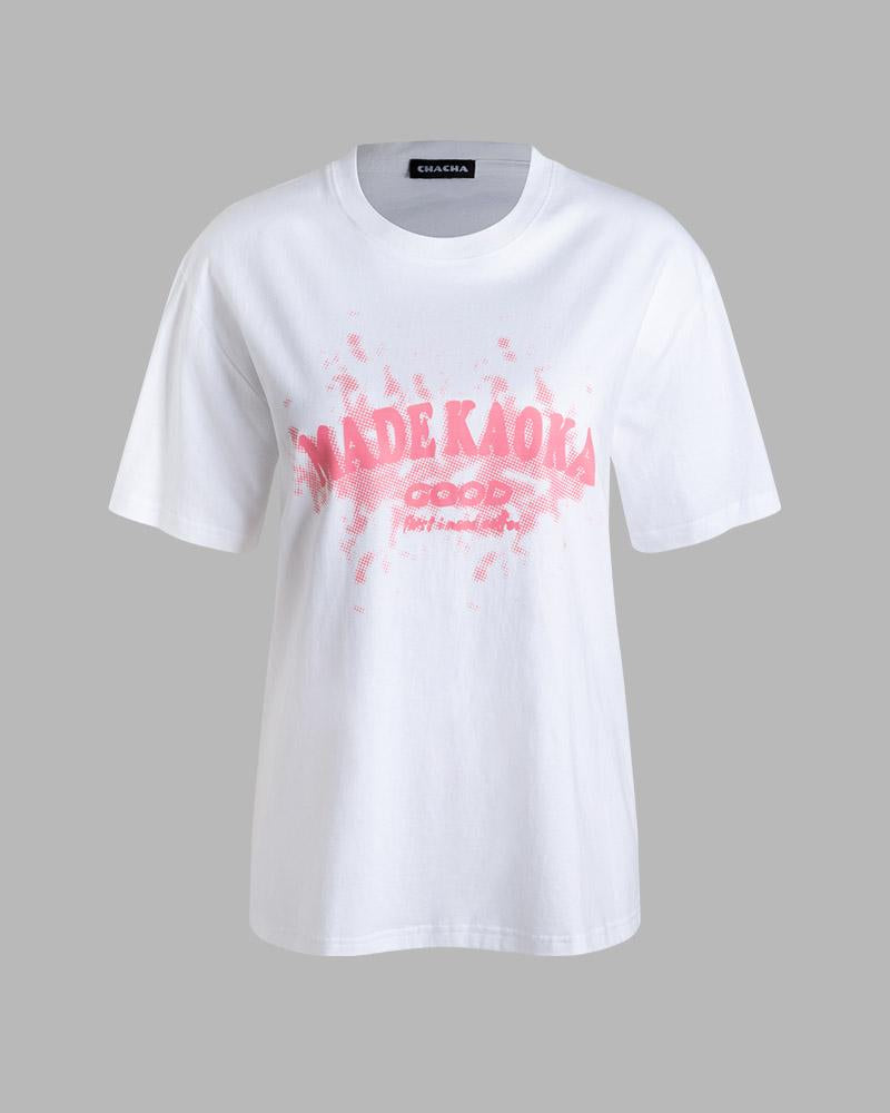 Epoch Splatter Graphic Oversized T-Shirt