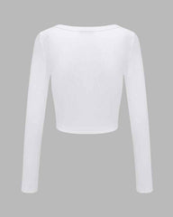 Esshall Scoop Neck Cropped Top