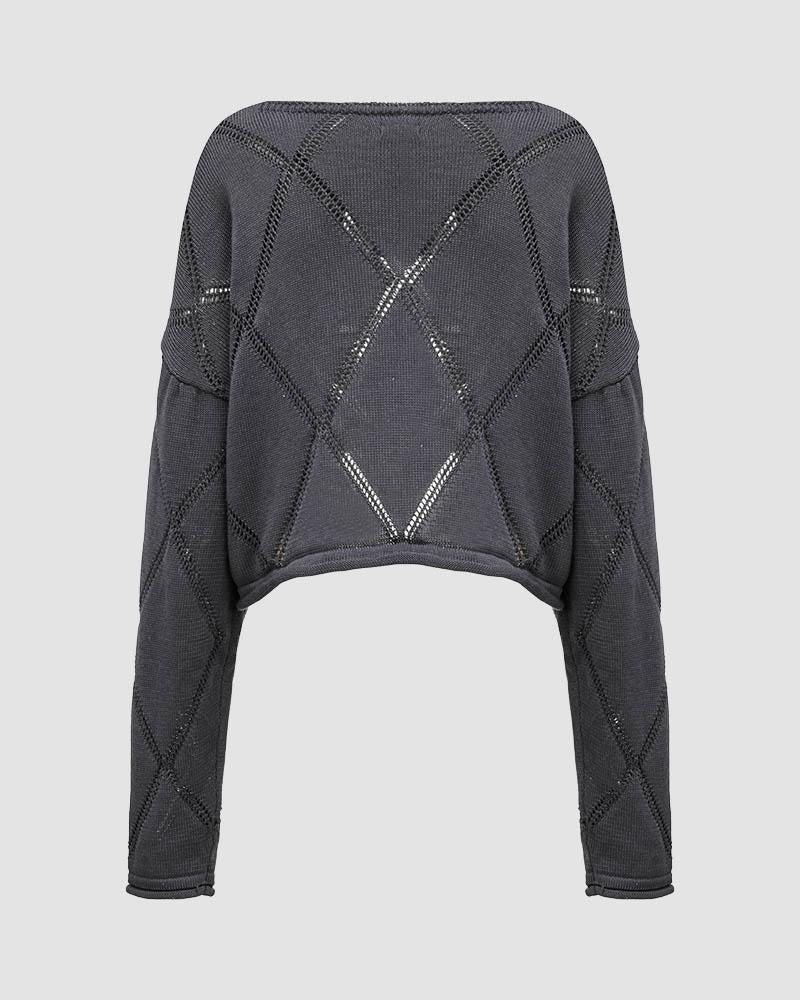 Eminence Shadow Cropped Sweater