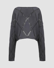 Eminence Shadow Cropped Sweater