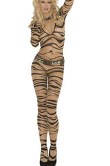 Zebra Print Bodystocking